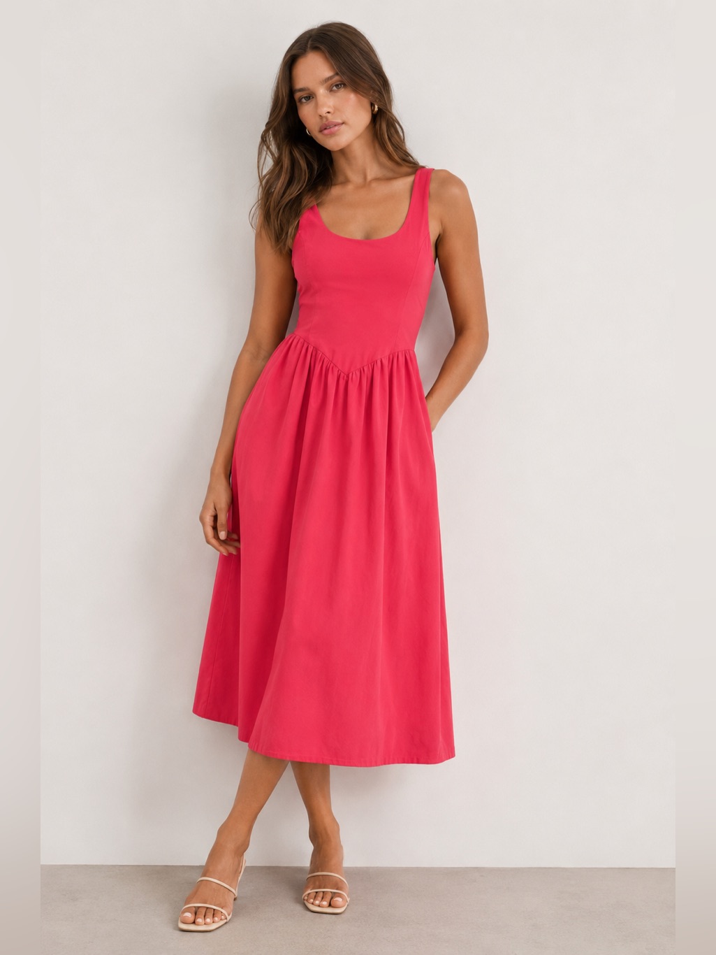 Nation La $248 Fiona Midi Dress